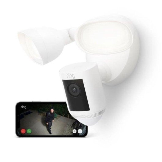 Cámara IP Ring Spotlight Pro Plug-in FullHD Visión Nocturna Exterior Audio Bidireccional
