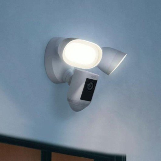 Cámara IP Ring Spotlight Pro Plug-in FullHD Visión Nocturna Exterior Audio Bidireccional