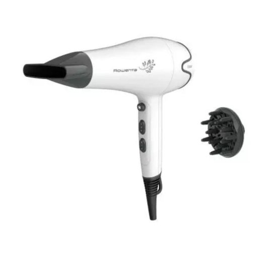 Secador de Pelo con Difusor Rowenta CV5708F0 2200W 3 Temperaturas 3 Velocidades Accesorios Blanco