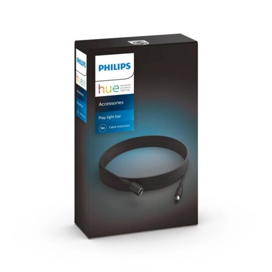 Cavo di Estensione 5m Philips Hue Play Nero per 4 dispositivi