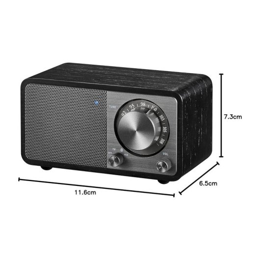 Radio Sangean WR-7 PLUS Bluetooth 5.1 Autonomie 40h Design Bois