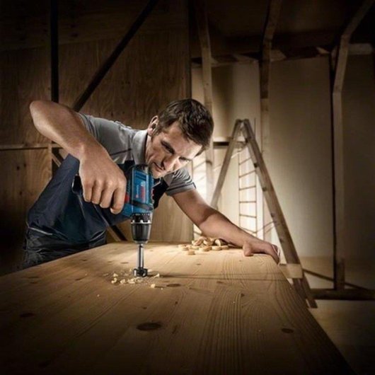 Taladro de percusión Bosch Professional GSB 12V-15 con 2 baterías y cargador