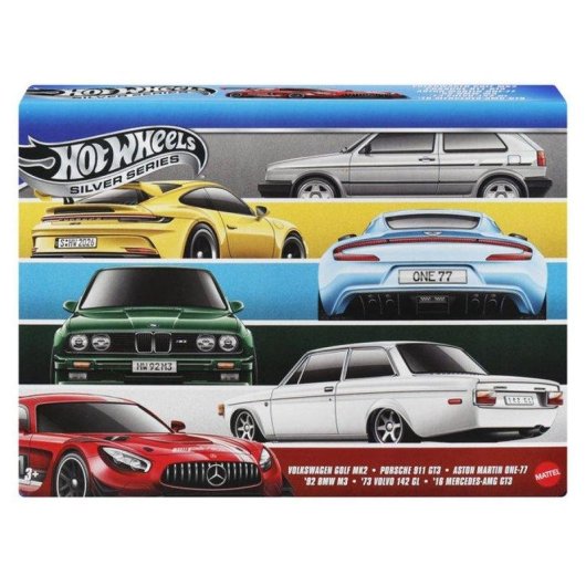 Juego de vehículos Hot Wheels Euro Style Multipack 1:64 (6 coches)