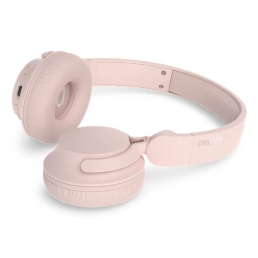 Auriculares Philips TAH4000PK sem fios Bluetooth 6.0 para chamadas e música rosa