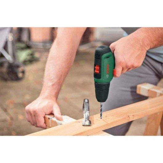 Trapano Avvitatore Bosch EasyDrill 1200 12V 1.5 Ah 2 Velocità 21 Coppie Mandrino 10 mm LED