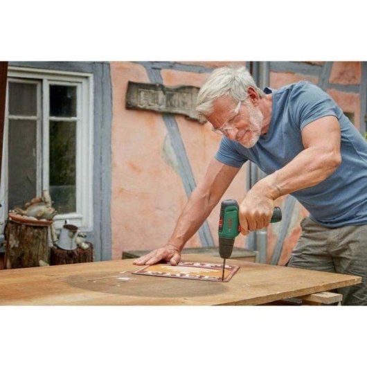 Trapano Avvitatore Bosch EasyDrill 1200 12V 1.5 Ah 2 Velocità 21 Coppie Mandrino 10 mm LED