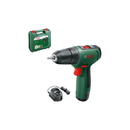 Trapano Avvitatore Bosch EasyDrill 1200 12V 1.5 Ah 2 Velocità 21 Coppie Mandrino 10 mm LED