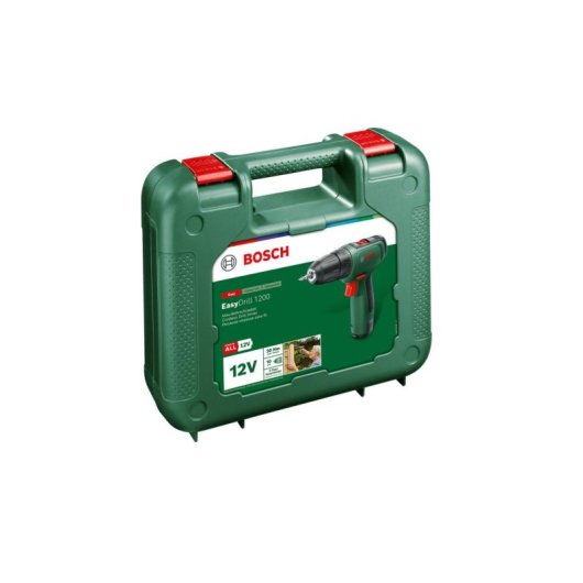 Trapano Avvitatore Bosch EasyDrill 1200 12V 1.5 Ah 2 Velocità 21 Coppie Mandrino 10 mm LED