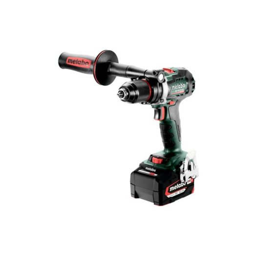 Taladro percutor inalámbrico Metabo BS 18 LTX BL I 18V con 2 baterías 5.2 Ah