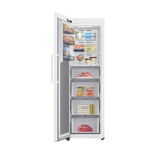 Congelador vertical Samsung Bespoke AI 323L Clase E Blanco