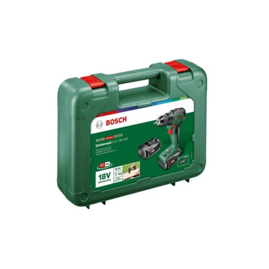 Perceuse à vis sans fil Bosch UniversalDrill 18V-60 Brushless 60 Nm Mandrin 13 mm
