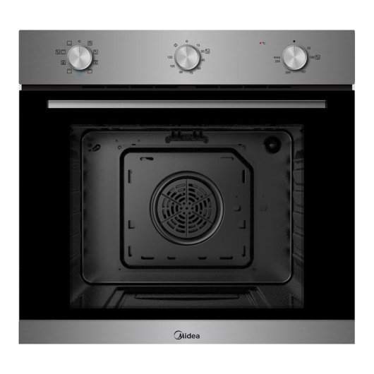Forno Multifunções Midea MBOG2-M5M80(SS) Limpeza Manual 70L 60cm A Touch Preto