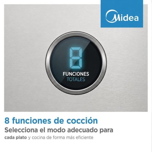 Forno Multifunções Midea MBOG2-M5M80(SS) Limpeza Manual 70L 60cm A Touch Preto