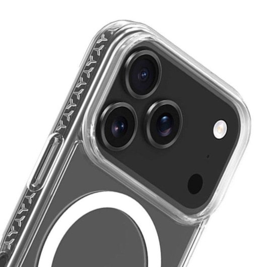 Capa transparente TPU reforçada Force Case Fc Air MagSafe para iPhone 17 Pro Max