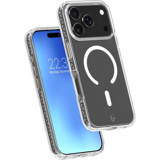 Capa transparente TPU reforçada Force Case Fc Air MagSafe para iPhone 17 Pro Max
