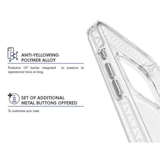 Capa transparente TPU reforçada Force Case Fc Air MagSafe para iPhone 17 Pro Max