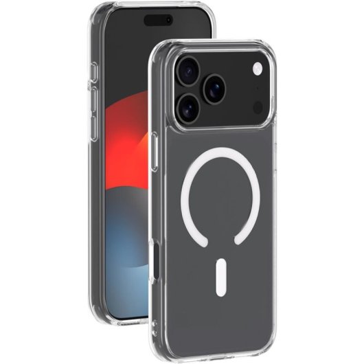 Custodia BigBen COVMAGIP17PM Ibrida TPU+PC Trasparente Antishock per iPhone 17 Pro Max