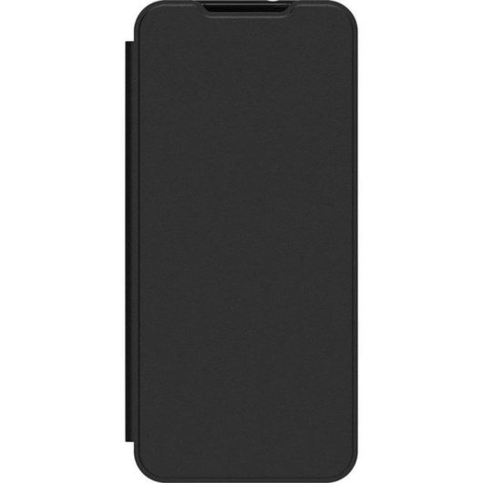 Capa Samsung Flip Wallet Preta PC PU com fecho magnético para Galaxy A05s 5G
