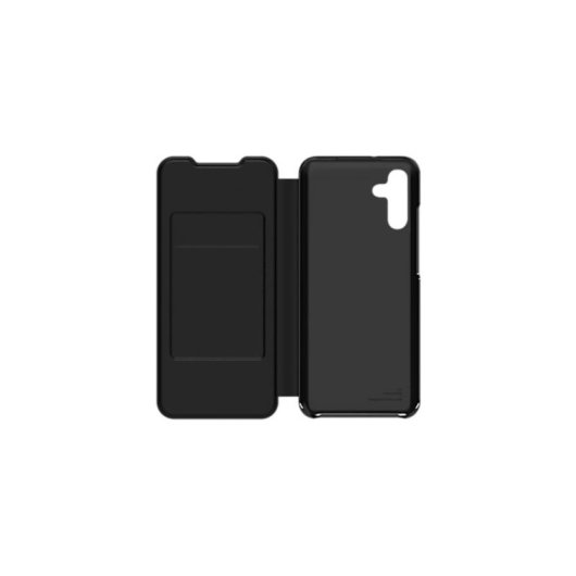 Capa Samsung Flip Wallet Preta PC PU com fecho magnético para Galaxy A05s 5G