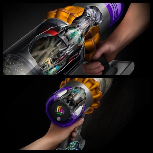 Aspirateur sans Fil Dyson V15 Detect Absolute 240W 60 min Anti-emmêlement Acier inoxydable