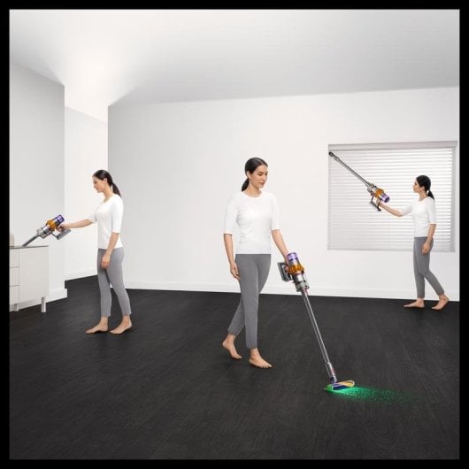 Aspirateur sans Fil Dyson V15 Detect Absolute 240W 60 min Anti-emmêlement Acier inoxydable