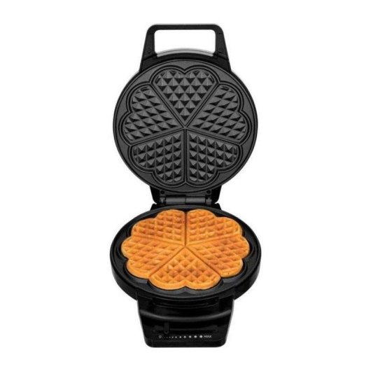 Gaufrier Sencor SWF1010BK 1000W 5 Gofres Cœur Antiadhésif