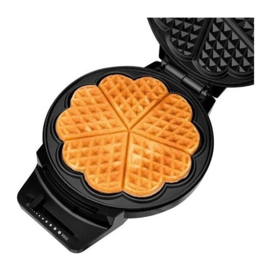 Gaufrier Sencor SWF1010BK 1000W 5 Gofres Cœur Antiadhésif