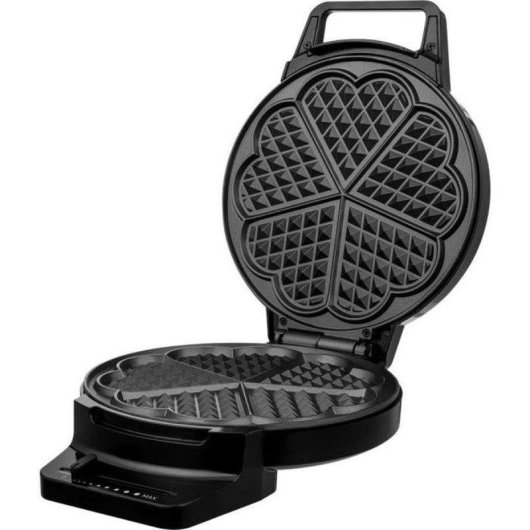Gaufrier Sencor SWF1010BK 1000W 5 Gofres Cœur Antiadhésif