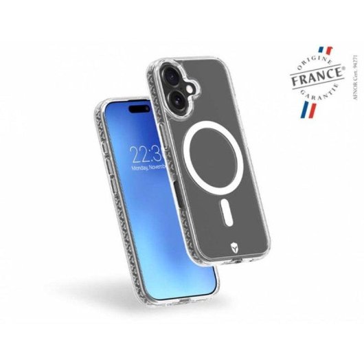 Funda transparente Force Case Air Magsafe Silicona reforzada para iPhone 17 Air