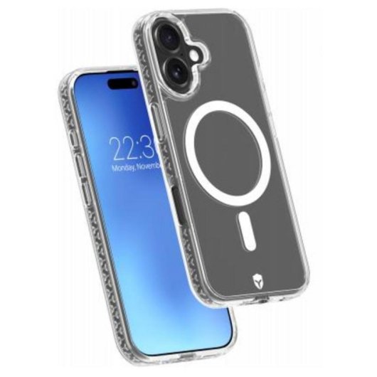 Funda transparente Force Case Air Magsafe Silicona reforzada para iPhone 17 Air