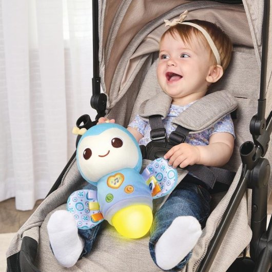 VTech Lili Glühwürmchen Nachtlampe Kuscheltier 8 Farben Timer 15/30/45 Min