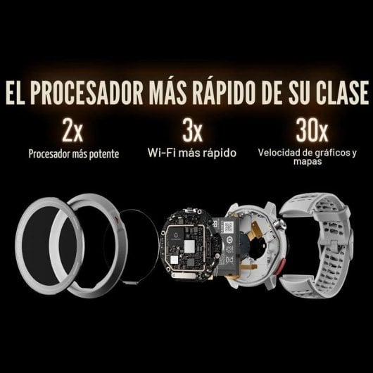COROS PACE Pro Bluetooth GPS 1,3'' AMOLED Bleu Montre Poignet 20 Jours Autonomie