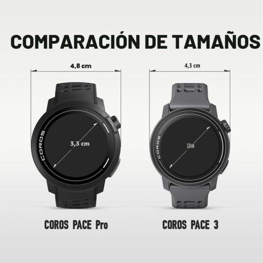 COROS PACE Pro Bluetooth GPS 1,3'' AMOLED Bleu Montre Poignet 20 Jours Autonomie