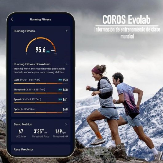 Coros Apex 2 Bluetooth GPS 1,2" Rosa Fluoroelastómero IPX7 Pulsómetro Monitor Sueño