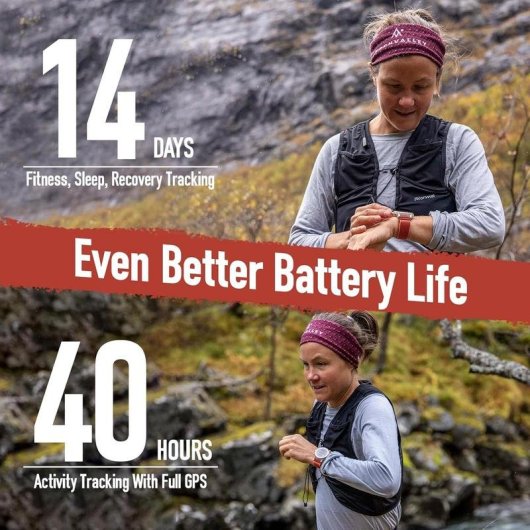 COROS Apex 2 Bluetooth GPS 1,2'' Titânio Core Resistente à Água