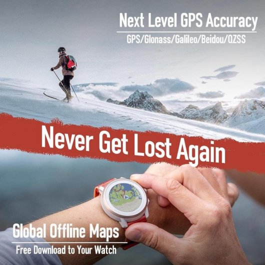 COROS Apex 2 Bluetooth GPS 1,2'' Titânio Core Resistente à Água