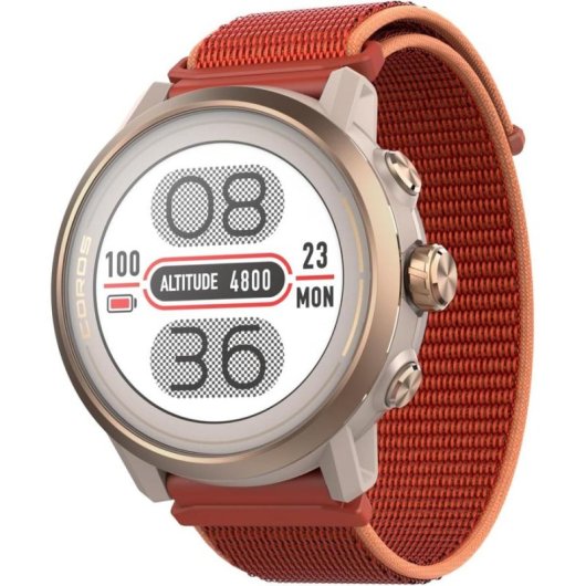 COROS APX2 Bluetooth GPS 1,2'' Gris Silicone Résistant Eau 50m