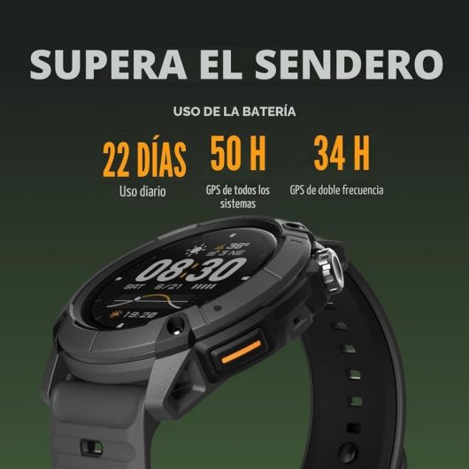 COROS Nomad Bluetooth GPS 1,3'' Noir Taille Unique Résistant à l'eau