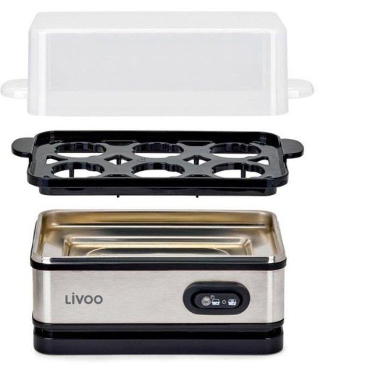 Cuit-œufs électrique Livoo DOC290 400W 6 œufs Inox Fonction maintien au chaud