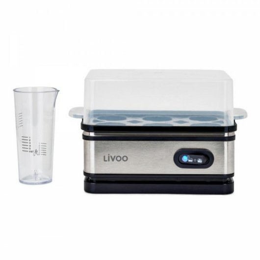 Cuit-œufs électrique Livoo DOC290 400W 6 œufs Inox Fonction maintien au chaud