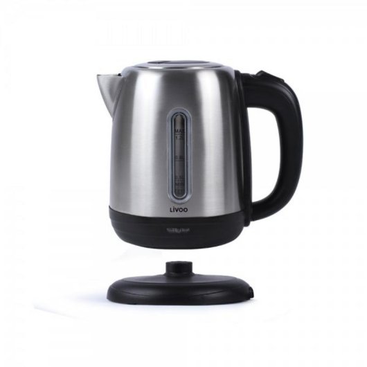 Bouilloire Électrique Livoo DOD182 1,2 L Acier Inoxydable Filtre Anticalcaire Base 360°