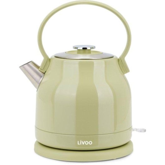 Bouilloire Électrique Livoo DOD202M 1,5L Inox Base 360° Olive