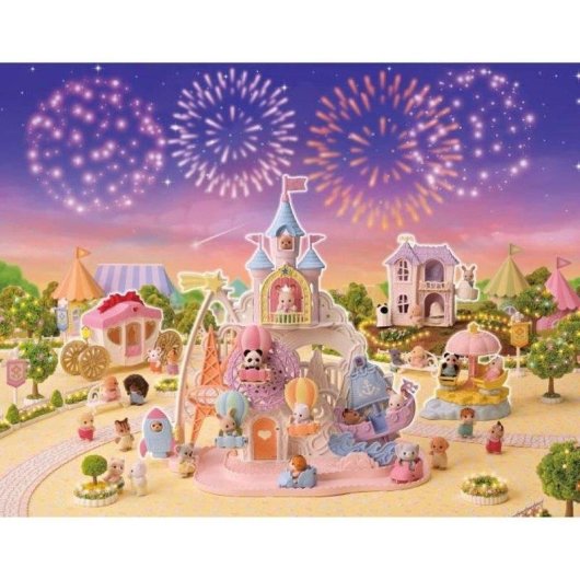 Sylvanian Families Parque de Diversões de Fadas 5537 Multitemático e Atrações