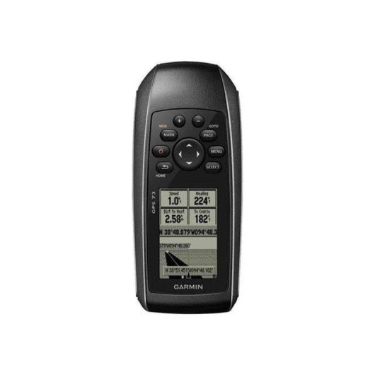 GPS Garmin GPS 73 Marítimo Portátil, Ecrã Monocromático 2,6", 1000 Waypoints, NMEA 0183, USB
