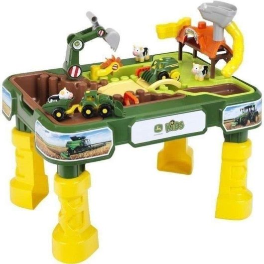 Tavolo per sabbia e acqua Klein John Deere Multi-Play 64x46x60 cm