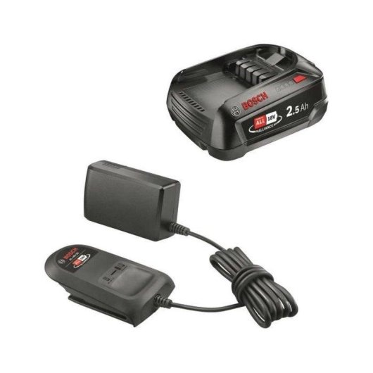 Kit Batterie et Chargeur Bosch POWER FOR ALL 18V 2,5Ah + AL 18V-20