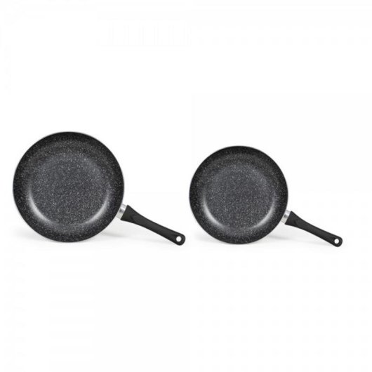 Set 2 Padelle Antiaderenti Livoo MEN124GR Ø24/28cm Alluminio Induzione