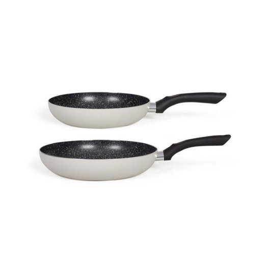 Set 2 Padelle Antiaderenti Livoo MEN124GR Ø24/28cm Alluminio Induzione