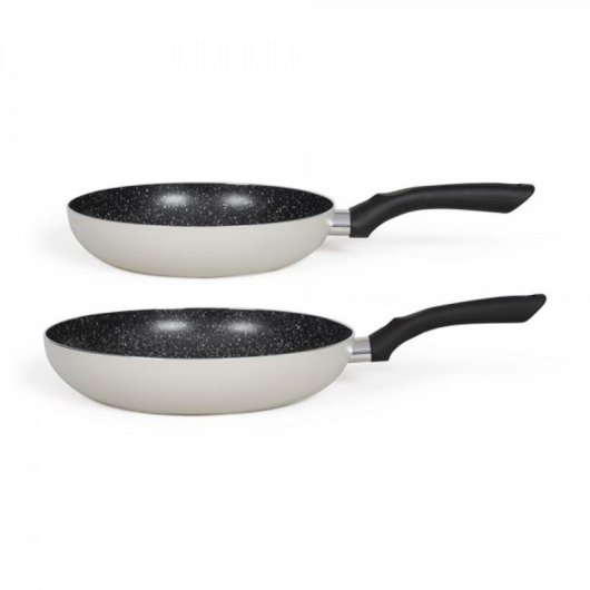 Set 2 Padelle Antiaderenti Livoo MEN124GR Ø24/28cm Alluminio Induzione