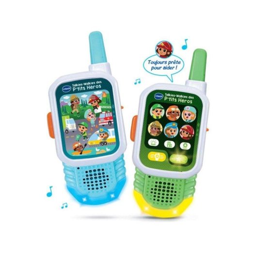 Walkie-talkies interactivos VTech Des P'tits Héros para niños 3-6 años